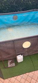 Piscina Bestway  Con Oblò   Ovale cm 427x250x100