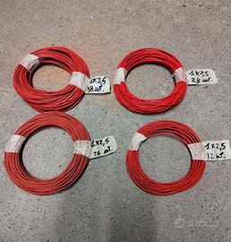 Cavo rosso 1x2.5 mm²