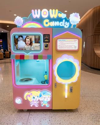 Distributore zucchero filato automatico cotton