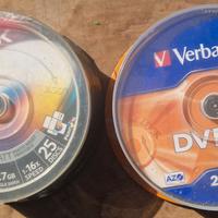 DVD +R e -R TDK - Verbatim - 50 Pezzi Nuovi
