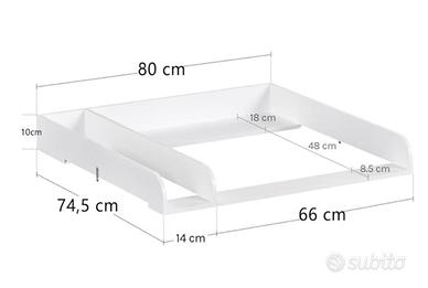 fasciatoio universale per cassettiera