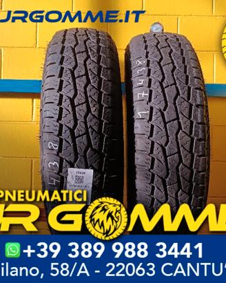 2 Gomme al 90% 235/85/16 TRIANGLE 4 Stagioni - Can