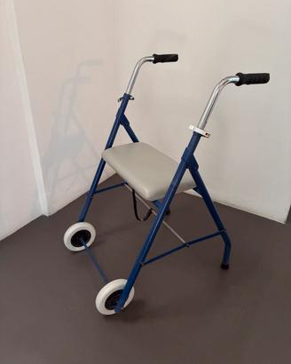 Deambulatore Girello per Anziani Mopedia + seduta