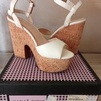 sandali donna con tacco in sughero 