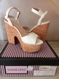 sandali donna con tacco in sughero 