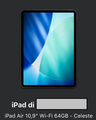 Ipad air 4 generaz 10,9" non si ricarica + pencil