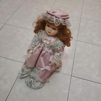 Bambola da Collezione in Porcellana-Stile Vintage