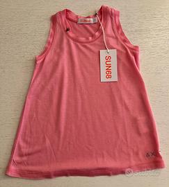 Canotta SUN68 Kids Rosa - 2 Anni