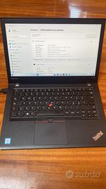 Notebook Lenovo T470 14”