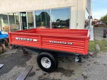 Rimorchio agricolo MONDINO, ribaltabile posteriore
