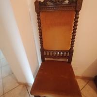 Sedia in legno Vintage 