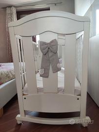 culla bambini neonati feritre in legno