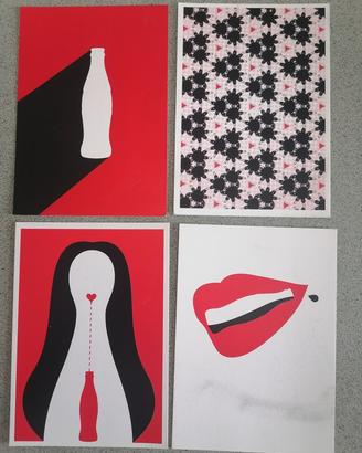 cartoline Coca-Cola Kiss the Past Hello Bayley
