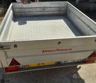 Rimorchio 180×150 portata 600kg Umbra rimorchi