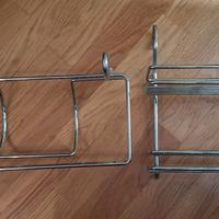 Porta rotolo e porta spezie da cucina acciaio