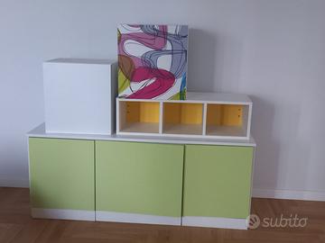 Parete Attrezzata De Rosso Pensili e Madia PortaTV