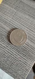 Moneta Antica: 5 Schilling, anno 1980 - Austria