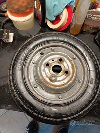 Ruota vespa 50 n da 9 con gomma/cameradaria