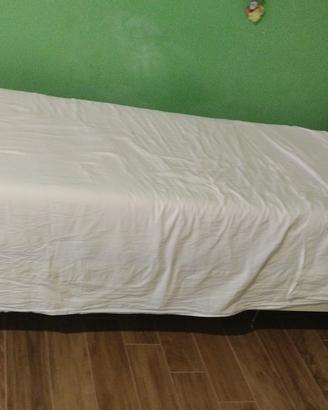 Letto + comodino + rete e materasso