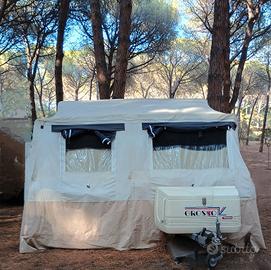 carrello tenda semiautomatico 