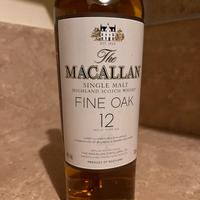 Macallan fine oak 12 aged