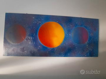 quadro fatto a mano Spray paint,prezzo trattabile