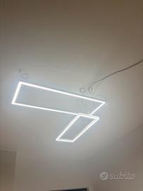 Lampadario moderno LED sospensione geometrico