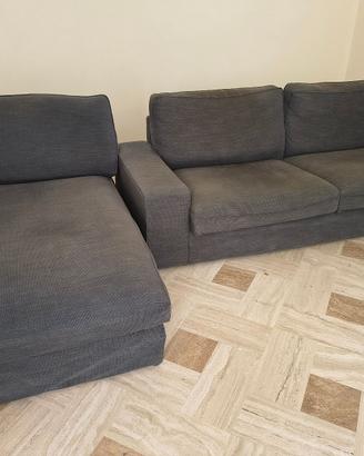 Divano e chaise longue Ikea Kivik