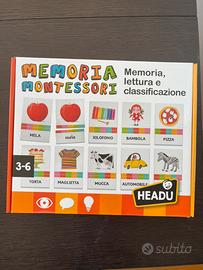 Gioco memoria Montessori