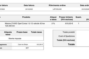 MOTORE OPEL CORSA 1000