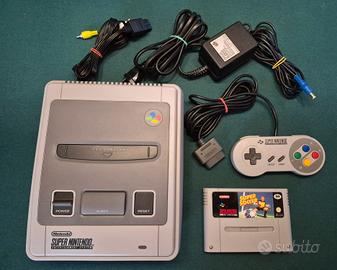 Console SNES SUPER NINTENDO SNSP-001 (ITA) + Gioco