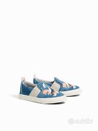 Scarpe Bambino n. 22 Zara Baby Tela Cotone senza l