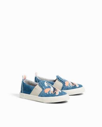 Scarpe Bambino n. 22 Zara Baby Tela Cotone senza l