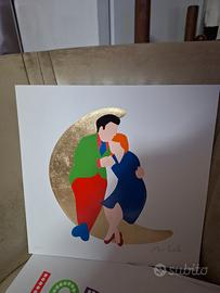 marco lodola ,serigrafia 30x30 pubblicata 