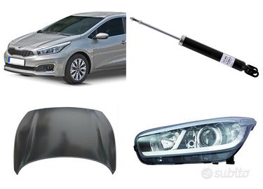 Kia Cee'd musata paraurti fanale cofano freni 12-