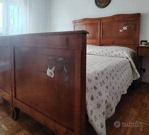 Letto matrimoniale anni '50