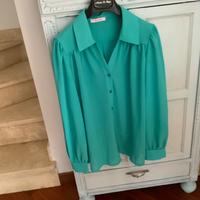 Camicia color Tiffany