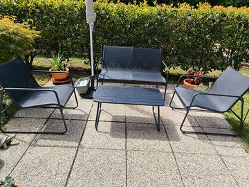 Salotto da giardino, come nuovo