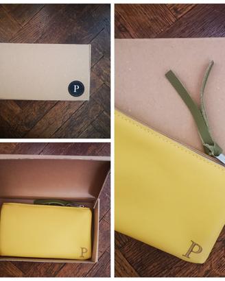 Pochette borsetta taschina in pelle Presotto nuova
