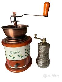 Antichi macinacaffè e macinapepe