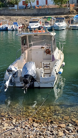 Barca Vittoria cabin 18 semi cabinato da pesca