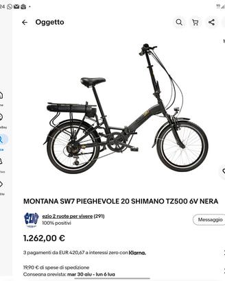 bici elettrica montana sw7