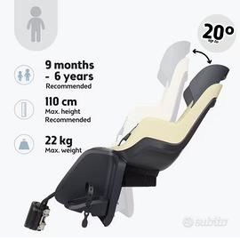 BOBIKE Seggiolino Posteriore Bici Bambini Reclinab