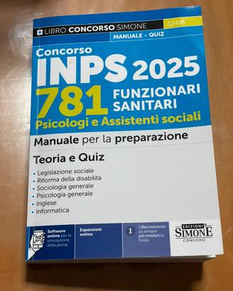 Libro Concorso INPS 2026