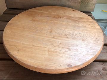 Vassoio legno girevole