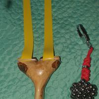 Fionda Artigianale PFS Acero Rosso