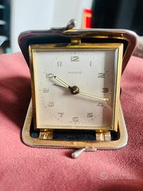 Sveglia da viaggio portamonete borsellino vintage