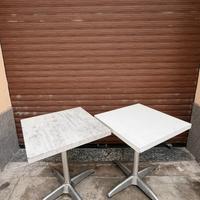 Coppia di tavolini 60x60 cm – struttura in metallo