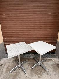 Coppia di tavolini 60x60 cm – struttura in metallo