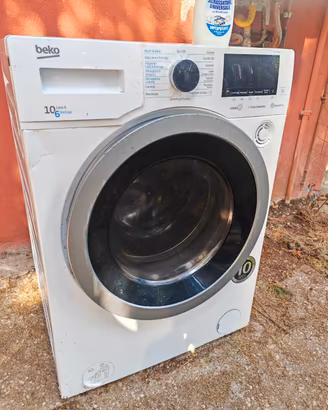 Lavasciuga Beko HTE10736XS 10/6 kg – da riparare